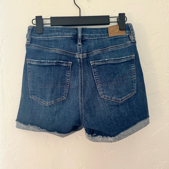 American Eagle Outfitters High V Rise Shortie Shorts - Picture 2 of 4